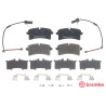 Jeu de 4 plaquettes de frein BREMBO P 85 151