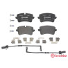 Jeu de 4 plaquettes de frein BREMBO P 85 157