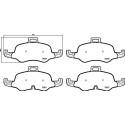 Jeu de 4 plaquettes de frein BREMBO P 85 160