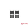 Jeu de 4 plaquettes de frein BREMBO P 86 001