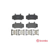 Jeu de 4 plaquettes de frein BREMBO P 86 006
