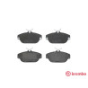 Jeu de 4 plaquettes de frein BREMBO P 86 007