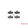 Jeu de 4 plaquettes de frein BREMBO P 86 009