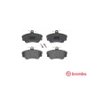 Jeu de 4 plaquettes de frein BREMBO P 86 010
