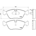 Jeu de 4 plaquettes de frein BREMBO P 86 013