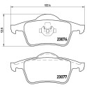 Jeu de 4 plaquettes de frein BREMBO P 86 014