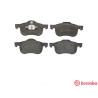 Jeu de 4 plaquettes de frein BREMBO P 86 016
