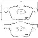 Jeu de 4 plaquettes de frein BREMBO P 86 022
