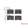Jeu de 4 plaquettes de frein BREMBO P A6 003