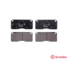 Jeu de 4 plaquettes de frein BREMBO P A6 011