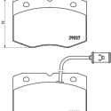 Jeu de 4 plaquettes de frein BREMBO P A6 014