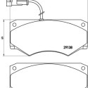 Jeu de 4 plaquettes de frein BREMBO P A6 016