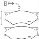 Jeu de 4 plaquettes de frein BREMBO P A6 018