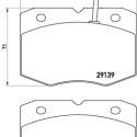 Jeu de 4 plaquettes de frein BREMBO P A6 019