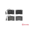 Jeu de 4 plaquettes de frein BREMBO P A6 020