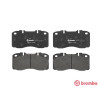 Jeu de 4 plaquettes de frein BREMBO P A6 025
