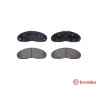 Jeu de 4 plaquettes de frein BREMBO P B7 001