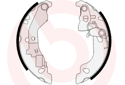 Jeu de mâchoires de frein BREMBO S 23 520