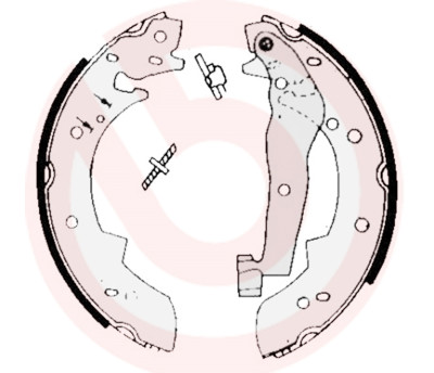 Juego de zapatas de frenos