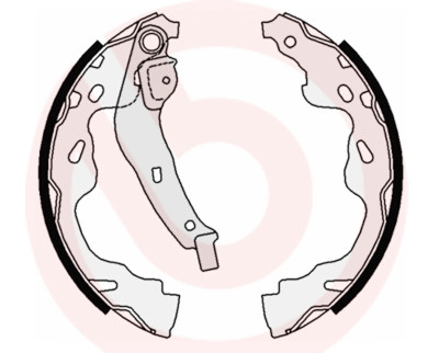 Jeu de mâchoires de frein BREMBO S 83 509