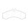 Jeu de 4 plaquettes de frein JURID 2915309560