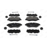 Jeu de 4 plaquettes de frein JURID 2922909560
