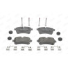 Jeu de 4 plaquettes de frein JURID 2923209560
