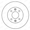 Jeu de 2 disques de frein JURID 561334JC