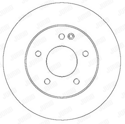 Jeu de 2 disques de frein JURID 561697JC