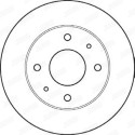 Jeu de 2 disques de frein JURID 561861JC