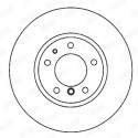 Jeu de 2 disques de frein JURID 561963JC