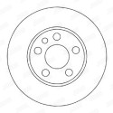 Jeu de 2 disques de frein JURID 562033JC