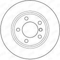 Jeu de 2 disques de frein JURID 562090JC