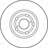 Jeu de 2 disques de frein JURID 562125JC