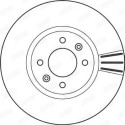 Jeu de 2 disques de frein JURID 562131JC