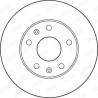 Jeu de 2 disques de frein JURID 562153JC