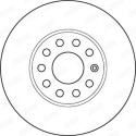 Jeu de 2 disques de frein JURID 562235JC
