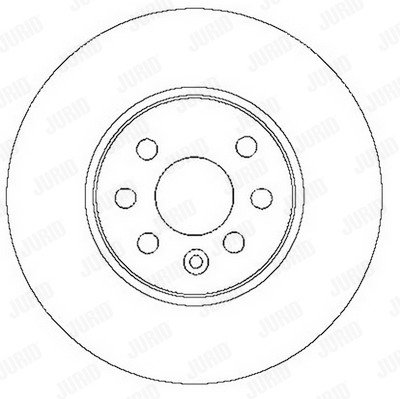 Jeu de 2 disques de frein JURID 562278JC