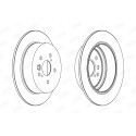 Jeu de 2 disques de frein JURID 562288JC
