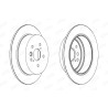 Jeu de 2 disques de frein JURID 562288JC