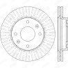 Jeu de 2 disques de frein JURID 562459JC