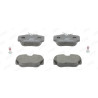 Jeu de 4 plaquettes de frein JURID 571353J