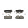 Jeu de 4 plaquettes de frein JURID 571359J