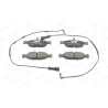 Jeu de 4 plaquettes de frein JURID 571492J