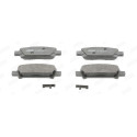Jeu de 4 plaquettes de frein JURID 572424J