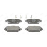 Jeu de 4 plaquettes de frein JURID 572429J