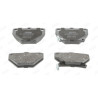 Jeu de 4 plaquettes de frein JURID 572450J