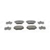 Jeu de 4 plaquettes de frein JURID 572487J