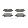 Jeu de 4 plaquettes de frein JURID 572492J