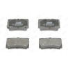 Jeu de 4 plaquettes de frein JURID 572519J